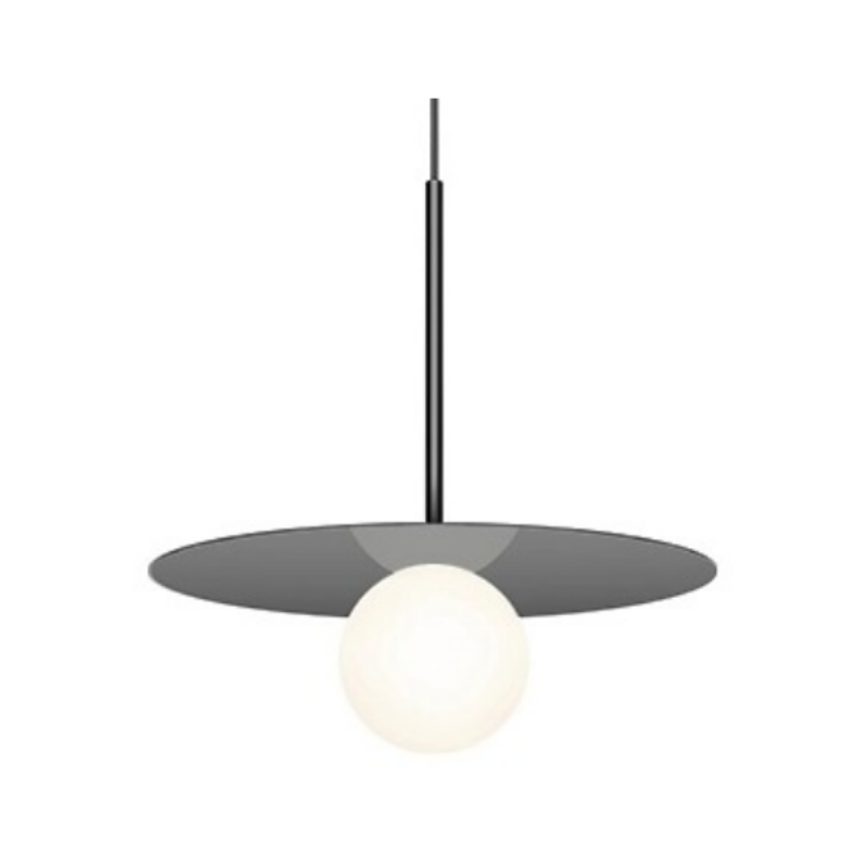 Pablo Designs Bola Disc 12" LED Pendant - Gunmetal