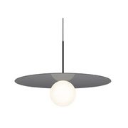 Pablo Designs Bola Disc 22" LED Pendant - Gunmetal