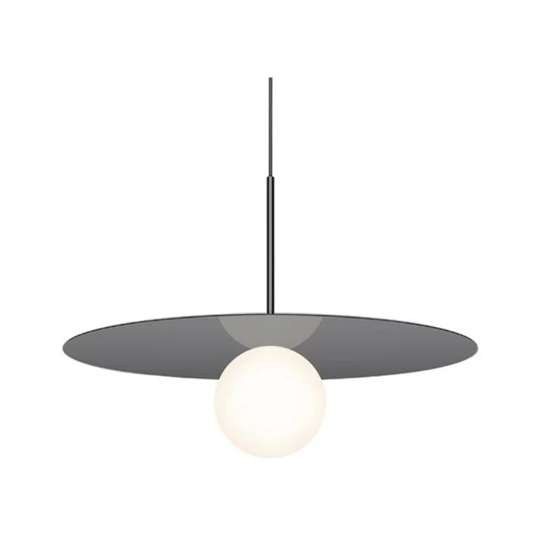 Pablo Designs Bola Disc 22" LED Pendant - Gunmetal