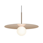 Pablo Designs Bola Disc 22" LED Pendant - Rose Gold