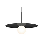 Pablo Designs Bola Disc 22" LED Pendant - Matte Black