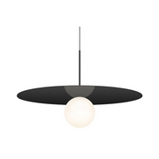 Pablo Designs Bola Disc 32" LED Pendant - Matte Black