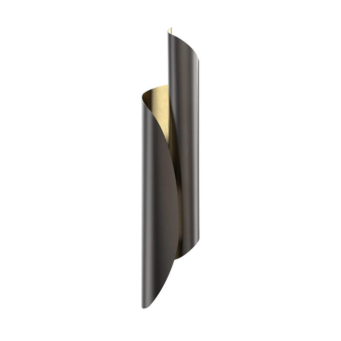 Alora WV319405 Parducci 2-lt 27" Tall Vanity Light - Urban Bronze/Light Brass