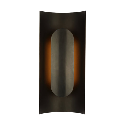 Visual Comfort PBWS502 Shielded 18" Tall LED Wall Sconce - Bronze