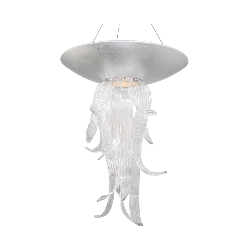 Modern Forms PD-22532 Tendril 1-lt 26" LED Pendant - Silver Leaf