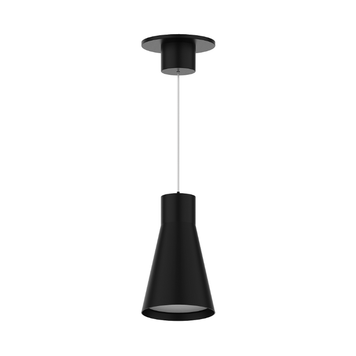 WAC PD-251005 Twist-N-Lite 1-lt 5" LED Pendant, CCT Selectable - Black