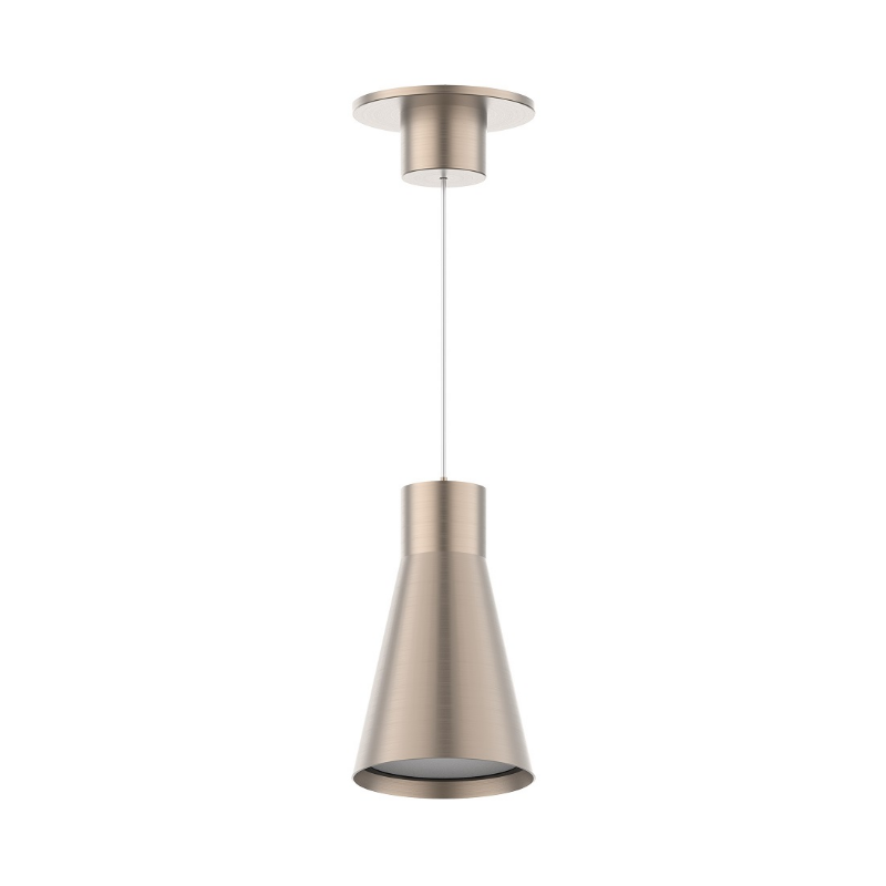 WAC PD-251005 Twist-N-Lite 1-lt 5" LED Pendant, CCT Selectable - Brushed Nickel