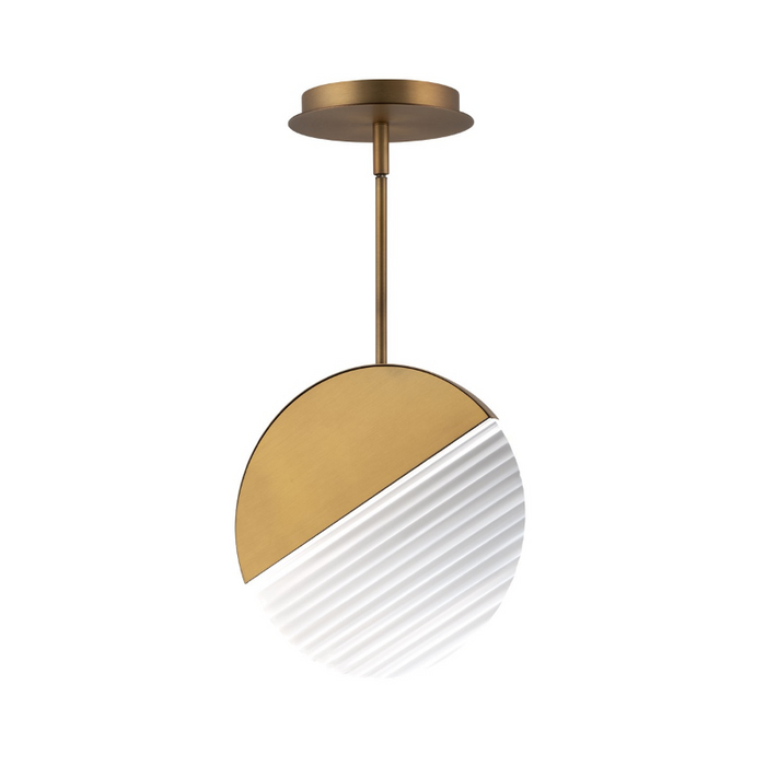 dweLED PD-25410 Crescent 1-lt 10" LED Pendant
