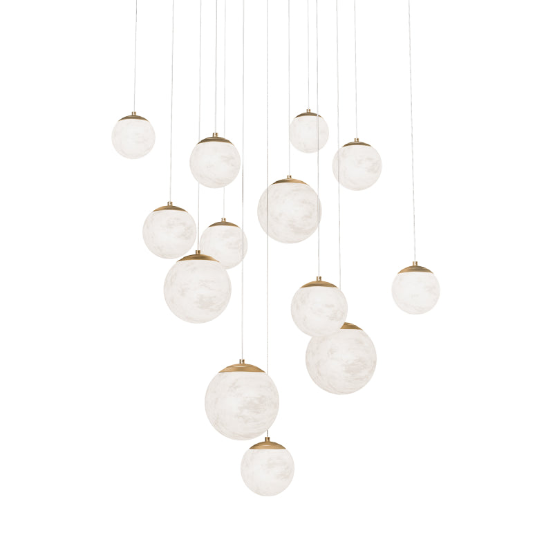 Modern Forms PD-34425S Pisces 25-lt 28" LED Pendant