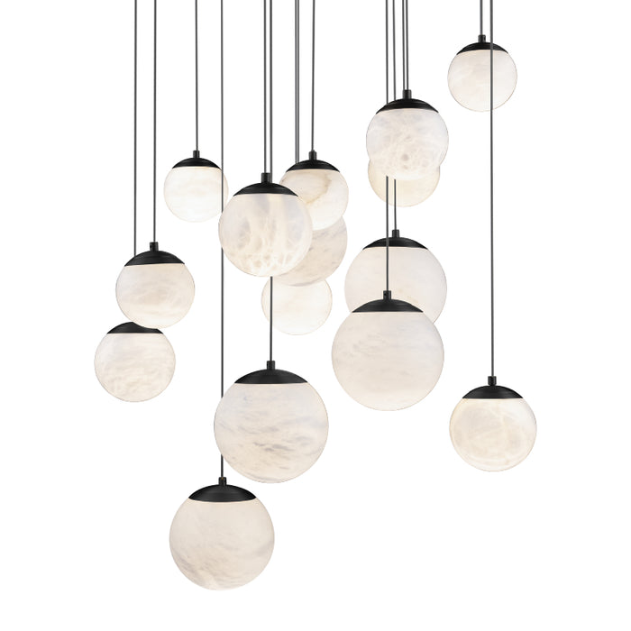 Modern Forms PD-34405R Pisces 5-lt 17" LED Pendant