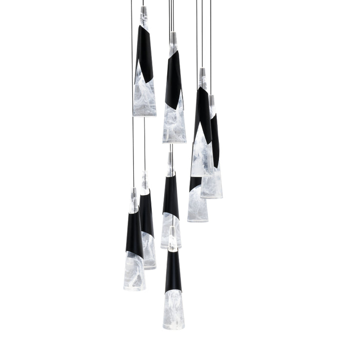 Modern Forms PD-44405R Kilt 5-lt 17" LED Pendant