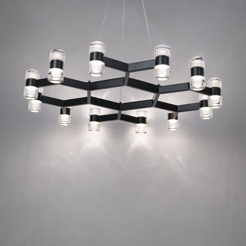Modern Forms PD-4536 Dashe 36" LED Pendant - Black