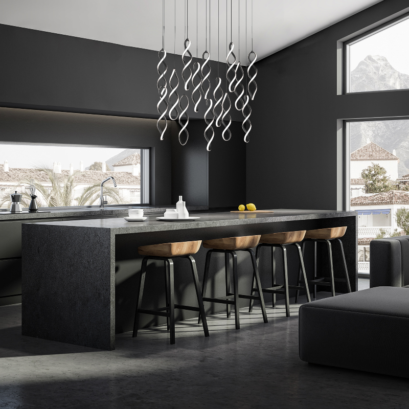 dweLED PD-47814L Interlace 14-lt 42" LED Linear Pendant