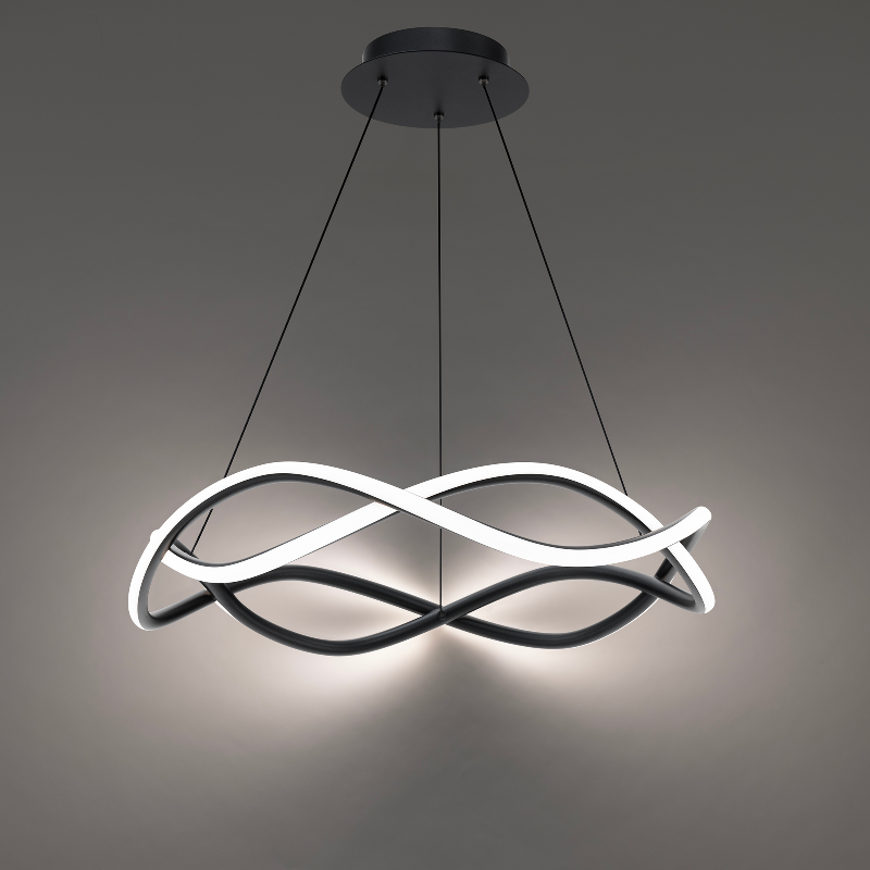 dweLED PD-67426 Swerve 2-lt 26" LED Chandelier