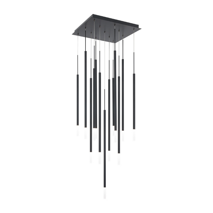 dweLED PD-69425S Viggo Square 25-lt 28" LED Pendant