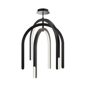 dweLED PD-93534 Helmet 30" LED Pendant - Black