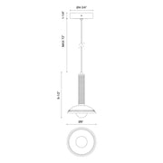 Alora Mood PD616109-UNV Arden 1-lt 6" LED Pendant