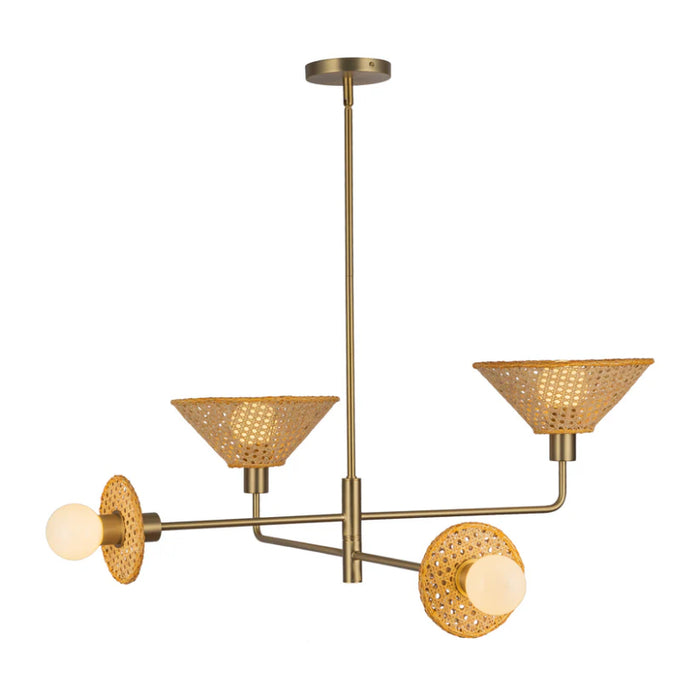 Alora Mood CH432438 Piper 4-lt 40" Chandelier - Brushed Gold
