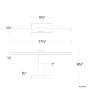 Modern Forms PL-48518 Inlet 1-lt 18" LED Picture Light