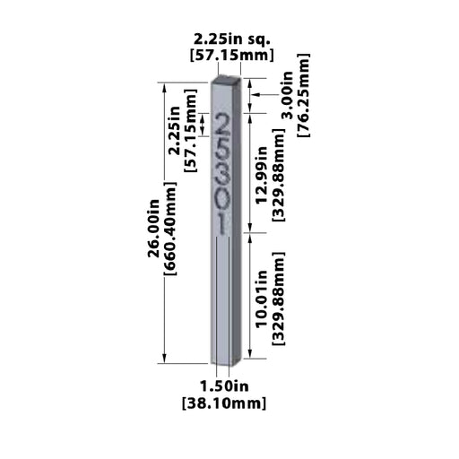 Focus Industries PL26AB 26" Tall LED Path Light