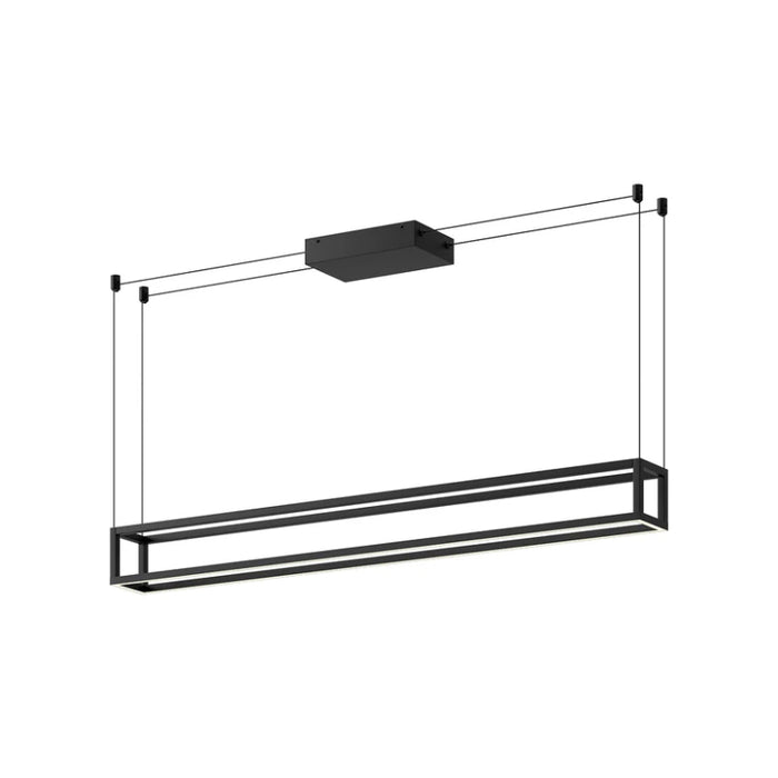 Kuzco LP45548-UNV Plaza 48" LED Linear Pendant - Black