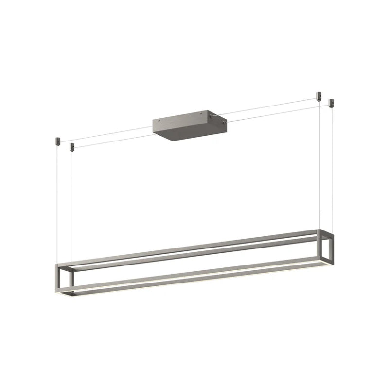 Kuzco LP45548-UNV Plaza 48" LED Linear Pendant - Brushed Nickel