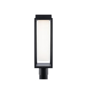 Modern Form PM-W73520 frame 1-lt 20" Tall LED Outdoor Post Light - Black