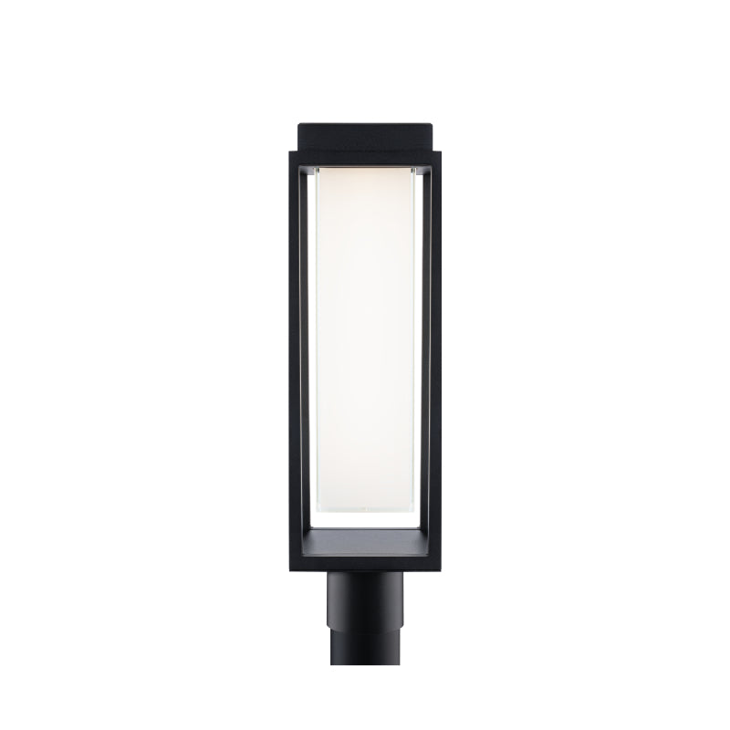 Modern Form PM-W73520 frame 1-lt 20" Tall LED Outdoor Post Light - Black