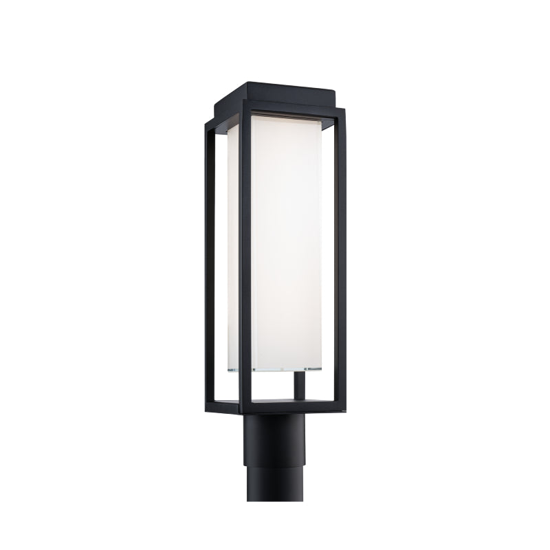 Modern Form PM-W73520 frame 1-lt 20" Tall LED Outdoor Post Light - Black