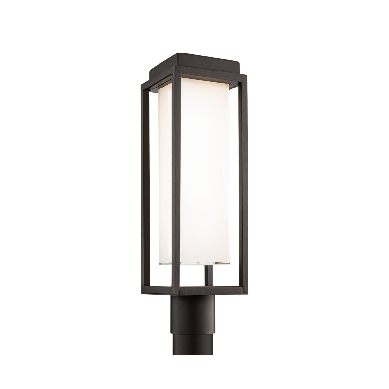 Modern Form PM-W73520 frame 1-lt 20" Tall LED Outdoor Post Light - Bronze