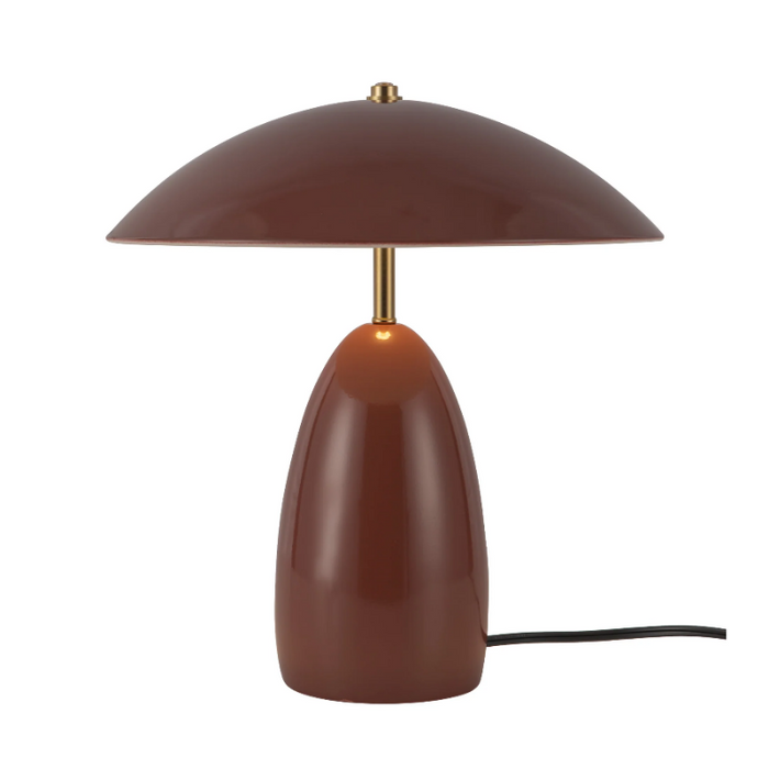 Alora Mood TL437012 Poppy 1-lt 14" Tall LED Table Lamp - Burgundy