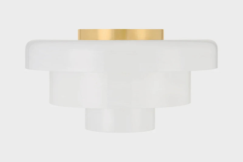 Hudson Valley 1008 Port Richmond 1-lt 16" Flush Mount