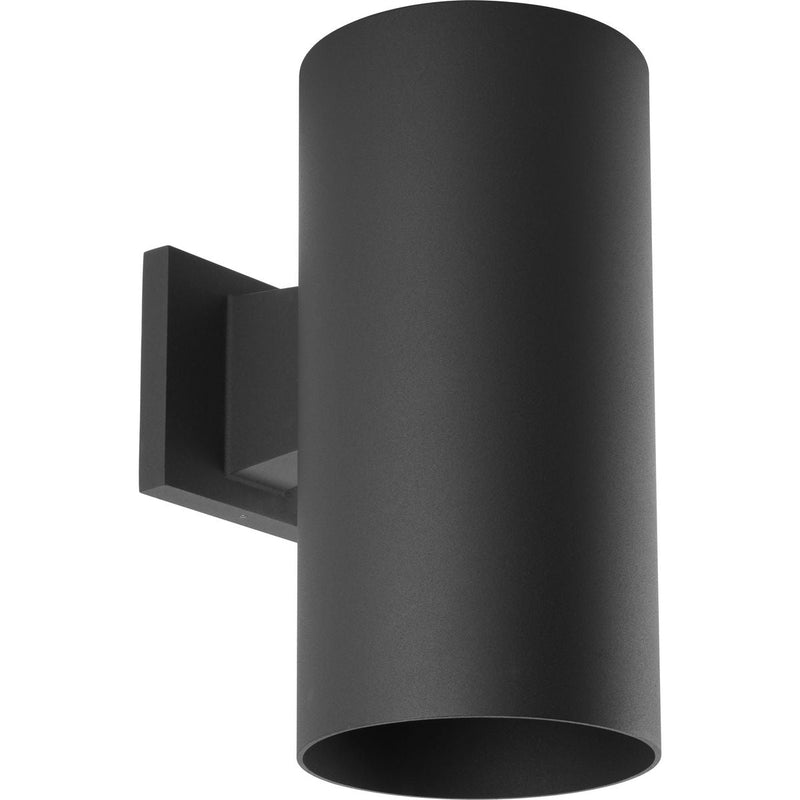 Progress P5641-31/30K 6" Outdoor Wall Cylinder, 29W LED 3000K, Black Finish