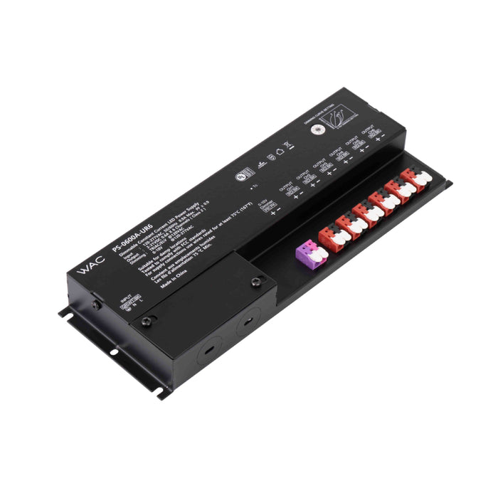 WAC PS-0600A-UR6 6 Channel 75.6W Remote Power Supply, 2-21VDC