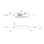 WAC PS-24DC-A96P-OD 96W 120-277VAC 24VDC Outdoor Portable Power Supply