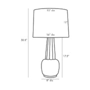Arteriors 17496 Arlington 1-lt 31" Tall Table Lamp