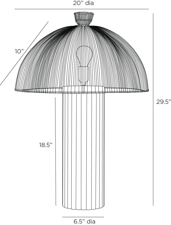 Arteriors Como Lamp
