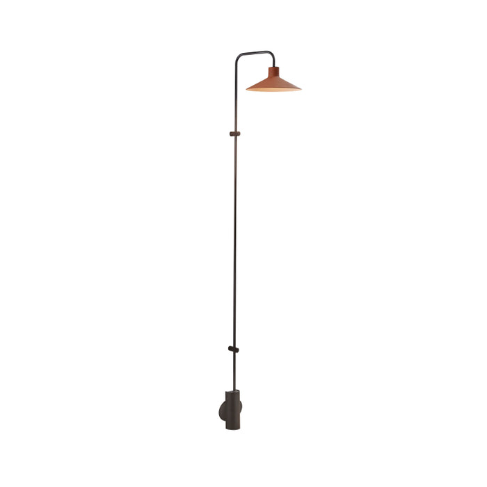Bover Platet A/06 1-lt 61" Tall LED Wall Sconce, 0-10V-Terracotta