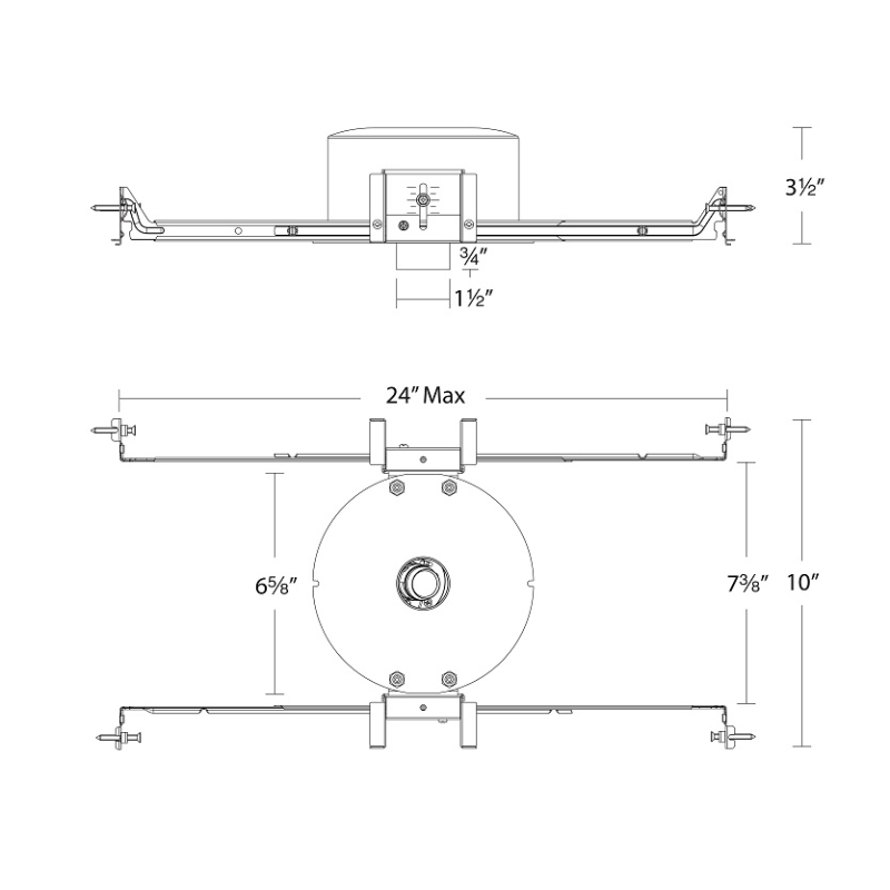 WAC R1ARANT Aether Atomic 1" 11W Round LED Trimmed Adjustable Housing