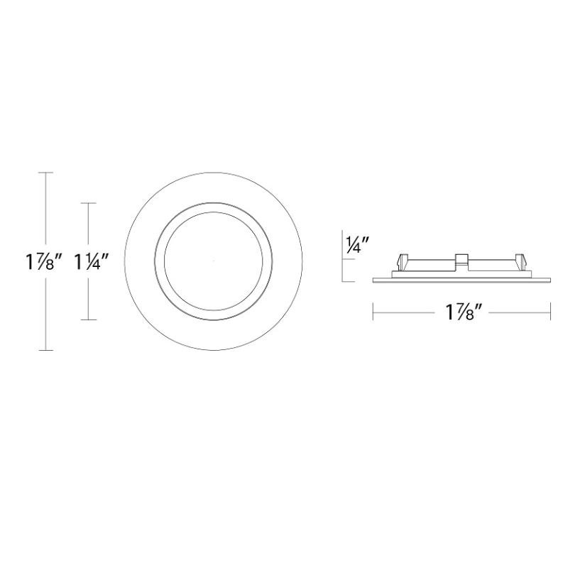 WAC R1ARAT Aether Atomic 1" Round LED Adjustable Trim