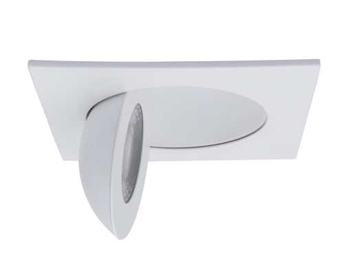 WAC R4ESAR Square Lotos 4" Square Adjustable Canless Downlight, CCT Selectable