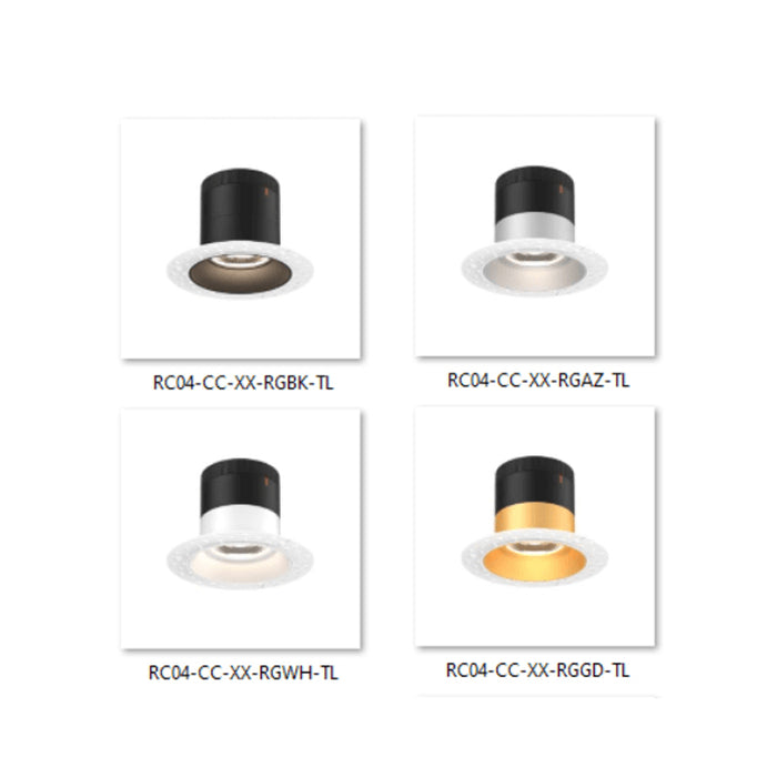 Dals RC06-CC Versa 6" Modular Recessed Downlight, 5CCT Selectable, Regressed, Trimless