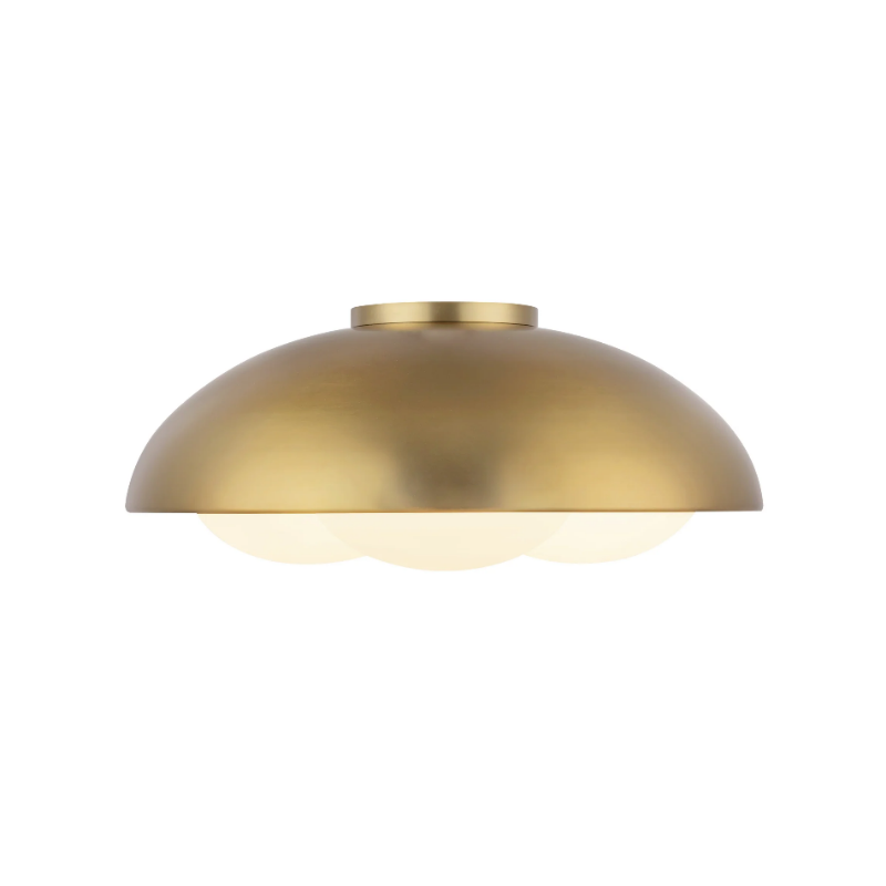 Alora Mood FM495316 Robyn 3-lt 16" Flush Mount - Brushed Gold