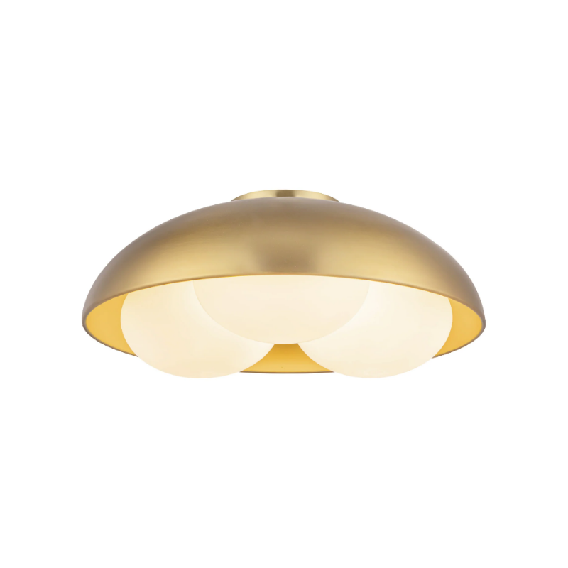 Alora Mood FM495316 Robyn 3-lt 16" Flush Mount - Brushed Gold