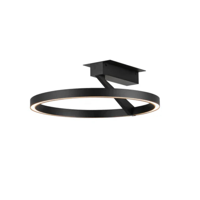 Kuzco SF27716-3WCCT-UNV Roda 1-lt 16" LED Flush Mount, CCT Selectable - Black