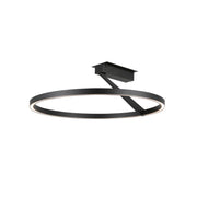 Kuzco SF27724-3WCCT-UNV Roda 1-lt 24" LED Flush Mount, CCT Selectable - Black