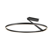 Kuzco SF27731-3WCCT-UNV Roda 1-lt 31" LED Flush Mount, CCT Selectable - Black