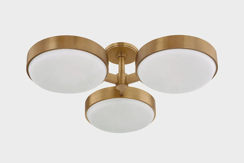 Troy C1330 Rory 3-lt 30" Semi Flush Mount