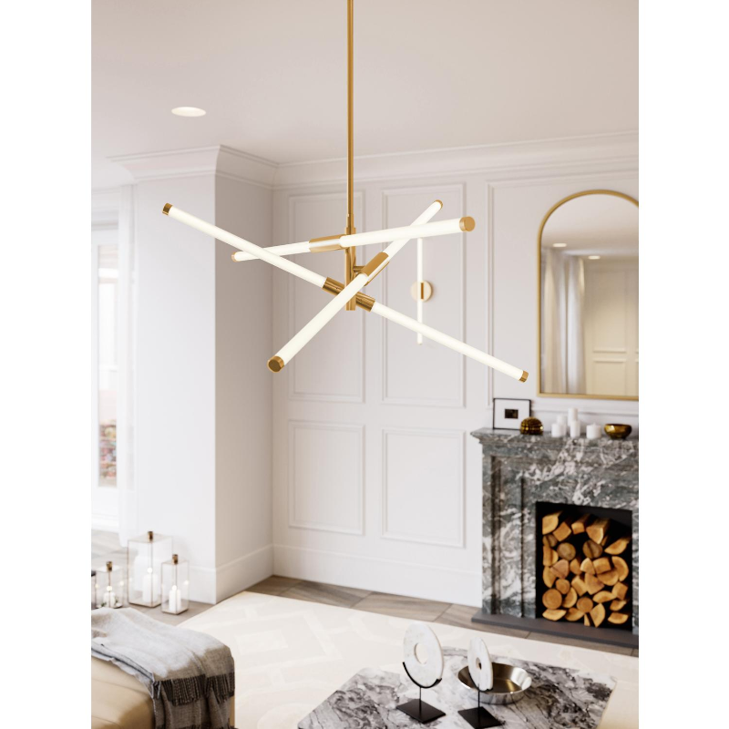 AFX RSKP30L30D1 RSKP Series Rusnak 3-lt 30" LED Pendant