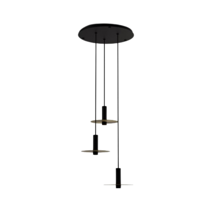 Koncept CMP-C3-S-06 Combi LED Pendant, Metal Plate